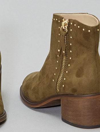 Botas com tachas - Kiabi