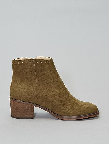 Botas com tachas - Kiabi
