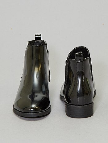 Botas com tachas estilo chelsea brilhantes - Kiabi