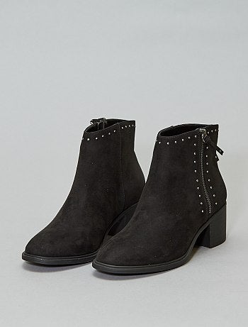 Botas com tachas - Kiabi