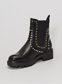 Botas com tachas - Kiabi