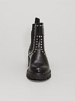 Botas com tachas - Kiabi