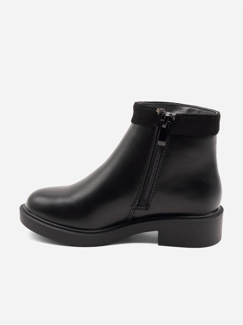 Botas com tira Preto - Kiabi