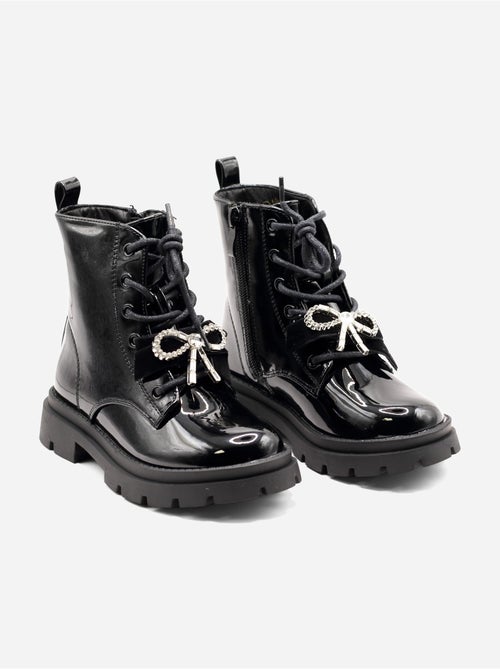 Botas com um laço decorativo - Kiabi Botas com um laço decorativo - Kiabi