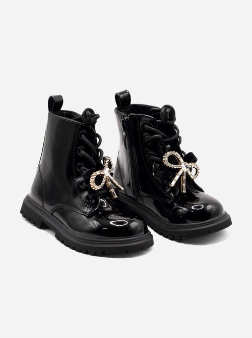 Botas com um laço decorativo - Kiabi