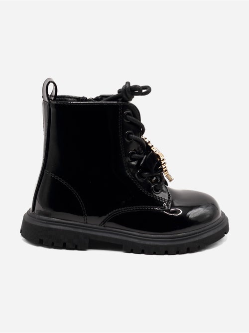 Botas com um laço decorativo - Kiabi