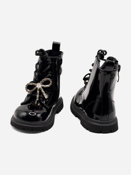 Botas com um laço decorativo - Kiabi
