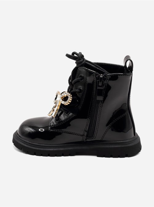 Botas com um laço decorativo - Kiabi