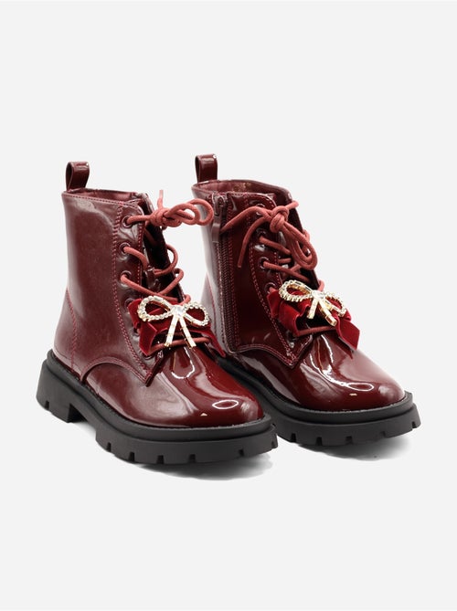 Botas com um laço decorativo - Kiabi Botas com um laço decorativo - Kiabi
