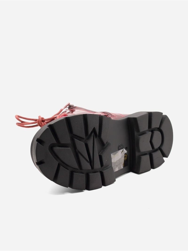Botas com um laço decorativo Vermelho - Kiabi