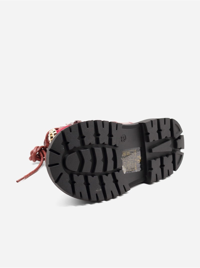 Botas com um laço decorativo Vermelho - Kiabi