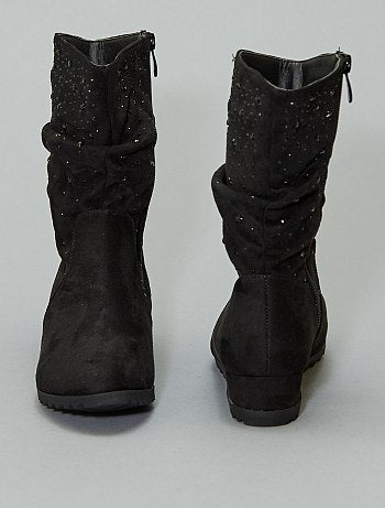 Botas compensadas com ouropel - Kiabi