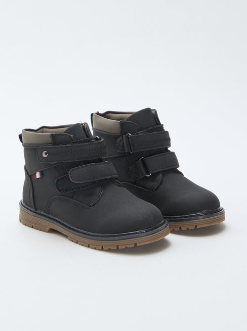Botas de cano alto com velcro - Kiabi