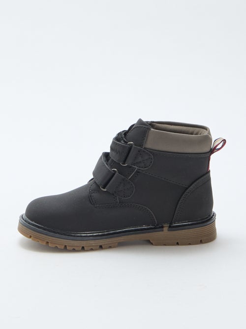 Botas de cano alto com velcro - Kiabi