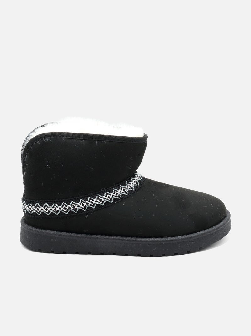 Botas de cano alto Preto - Kiabi