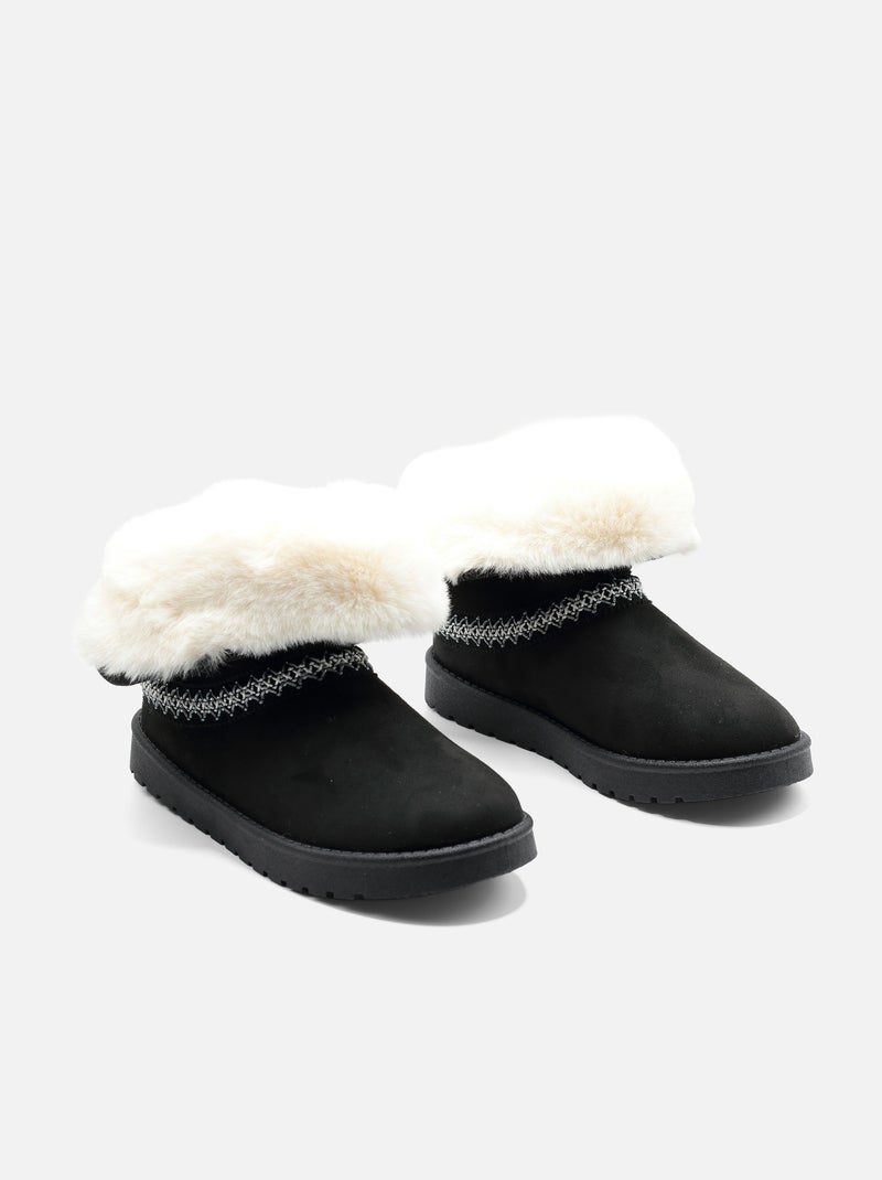 Botas de cano alto Preto - Kiabi