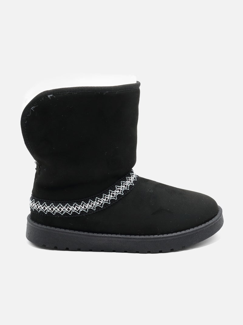 Botas de cano alto Preto - Kiabi