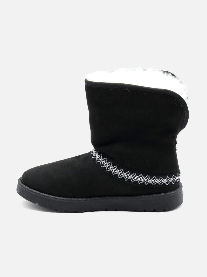 Botas de cano alto Preto - Kiabi