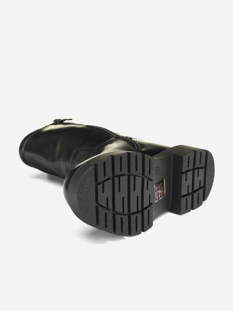 Botas de cano alto Preto - Kiabi