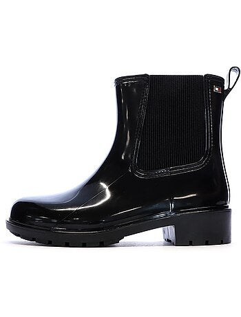 Botins tommy hilfiger flag para mulher em azul-marinho