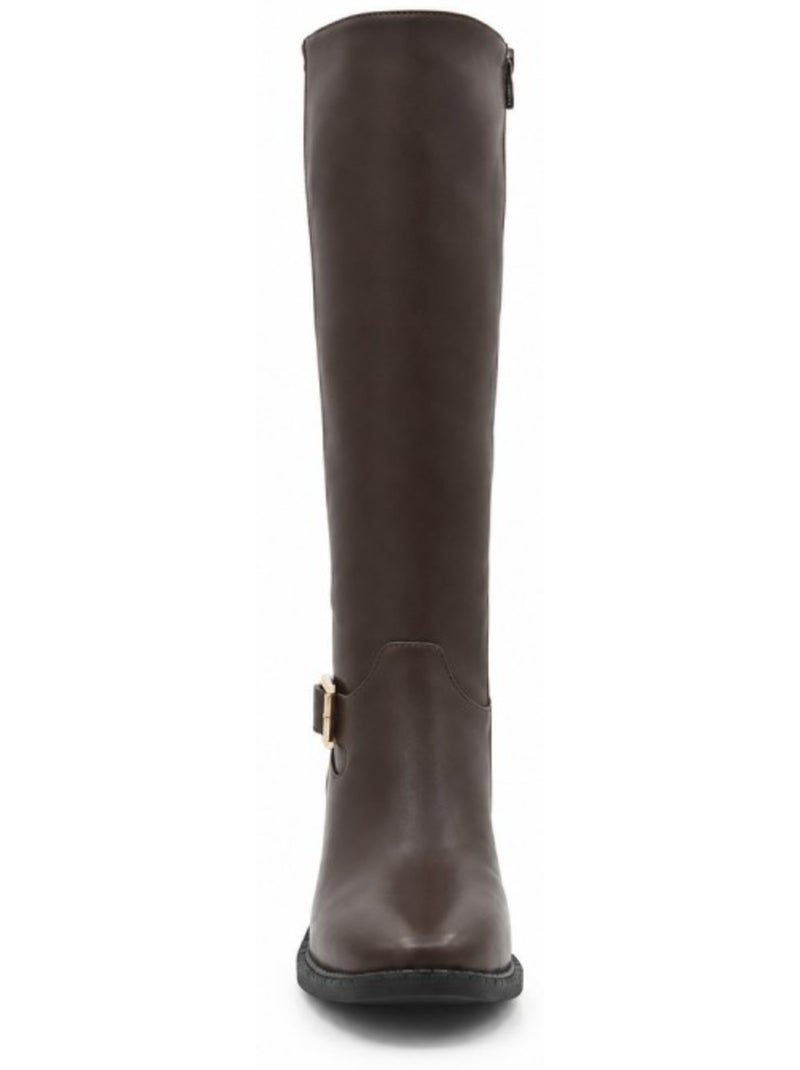 Botas de cunha material sintético montevita Castanho - Kiabi