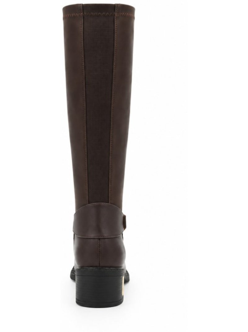 Botas de cunha material sintético montevita Castanho - Kiabi