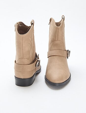 Botas de estilo cowboy com tira
