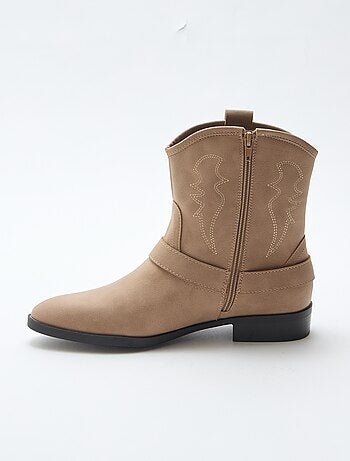 Botas de estilo cowboy com tira