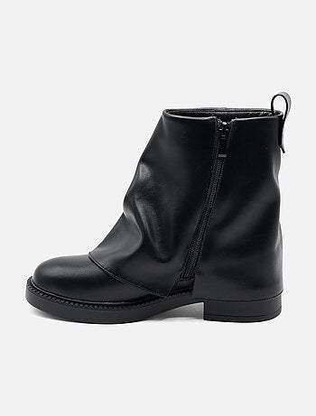 Botas de imitação de couro
