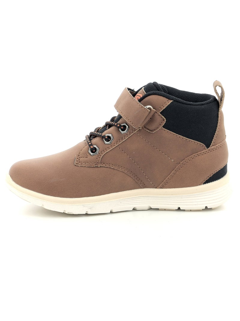 Botas de Menino Camel Umbro Nelda com Velcro Camelo - Kiabi