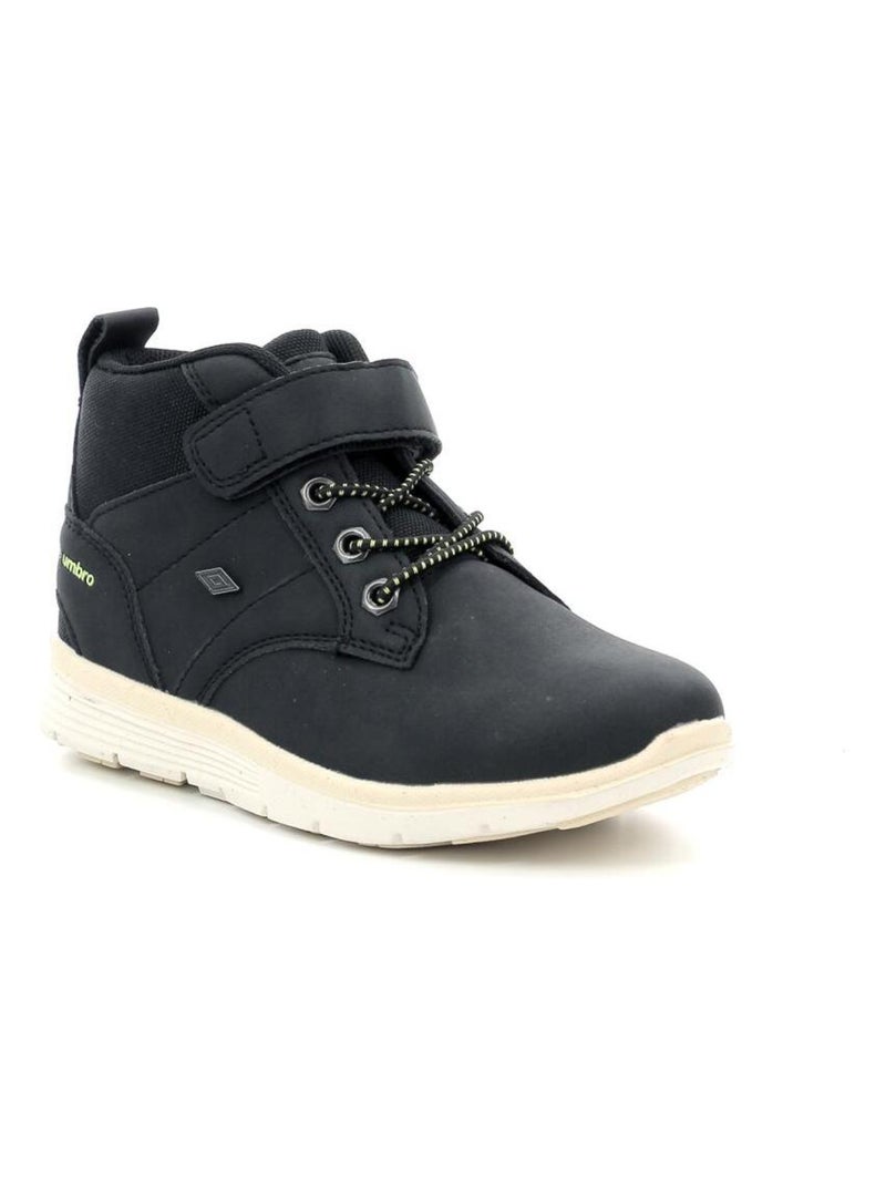 Botas de Menino Umbro Nelda Pretas com Velcro Preto - Kiabi