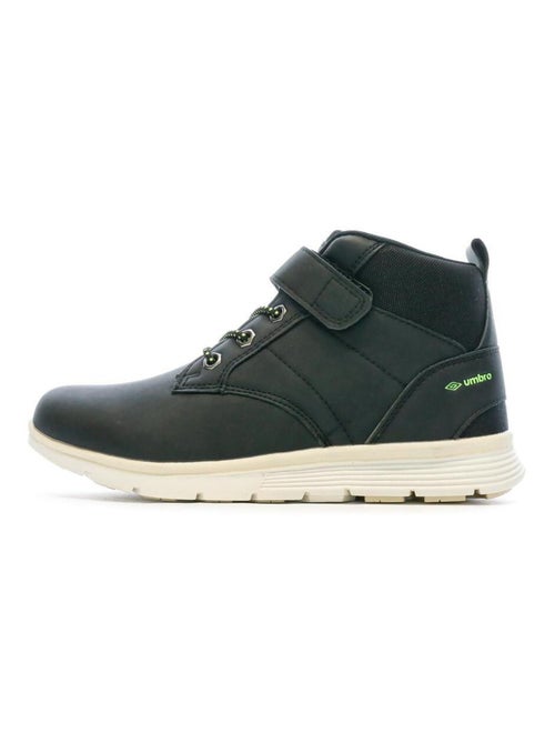 Botas de Menino Umbro Nelda Pretas com Velcro - Kiabi