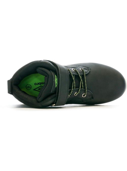 Botas de Menino Umbro Nelda Pretas com Velcro - Kiabi