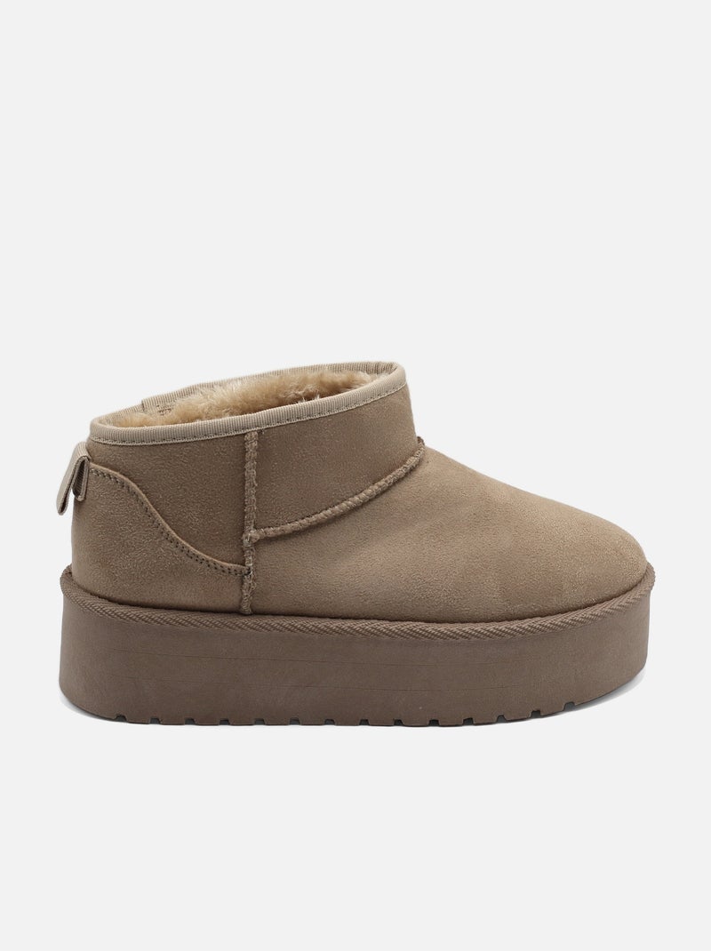 Botas de plataforma Cáqui - Kiabi