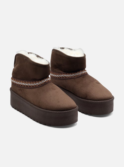Botas de plataforma - Kiabi Botas de plataforma - Kiabi
