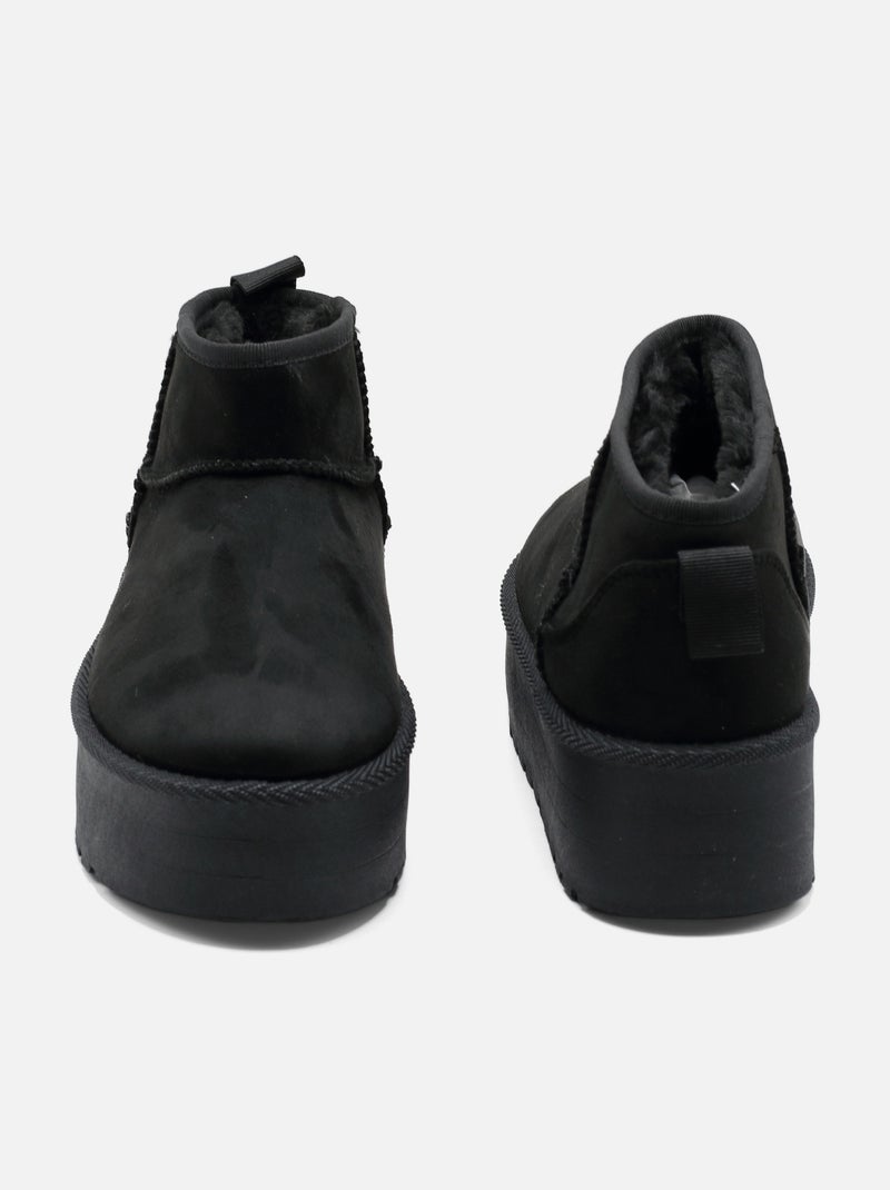 Botas de plataforma Preto - Kiabi
