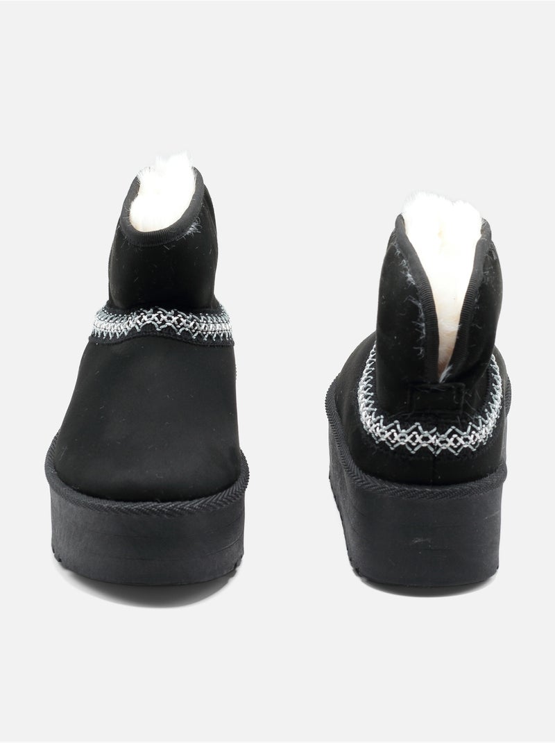 Botas de plataforma Preto - Kiabi