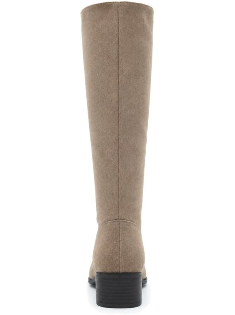Botas de salto couro natural purapiel Castanho - Kiabi