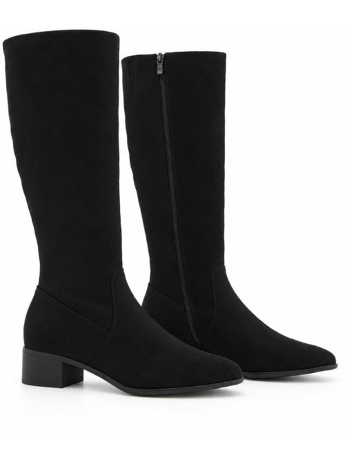 Botas de salto couro natural purapiel - Kiabi Botas de salto couro natural purapiel - Kiabi