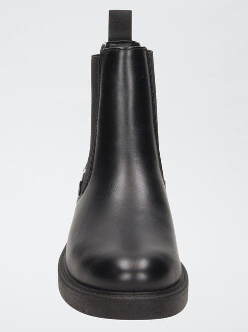 Botas de salto em imitação de pele - Kiabi