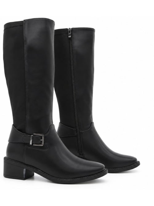 Botas de salto material sintético montevita - Kiabi