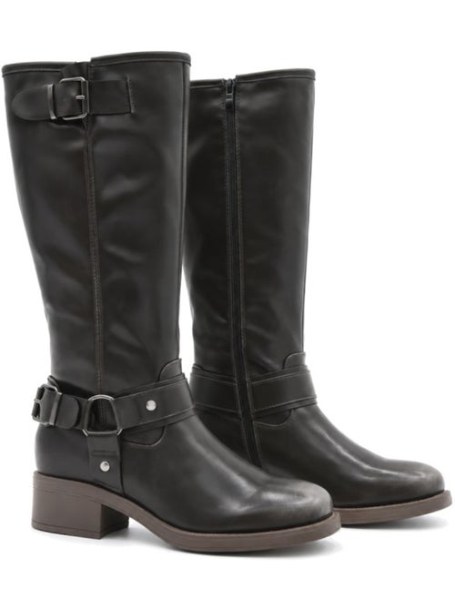 Botas de salto material sintético montevita - Kiabi Botas de salto material sintético montevita - Kiabi
