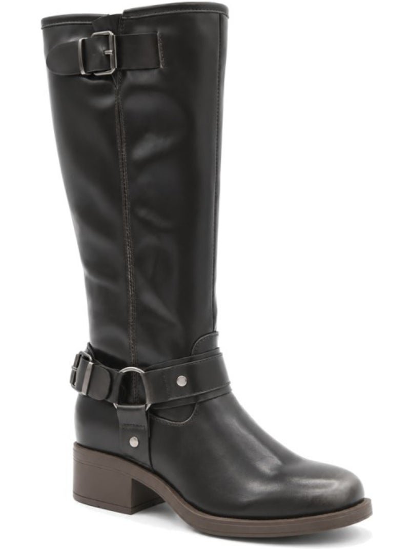 Botas de salto material sintético montevita Preto - Kiabi