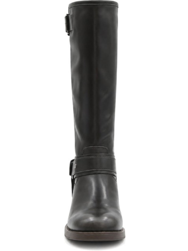 Botas de salto material sintético montevita Preto - Kiabi