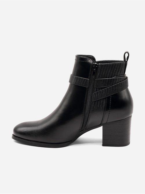 Botas de salto quadrado - Kiabi Botas de salto quadrado - Kiabi