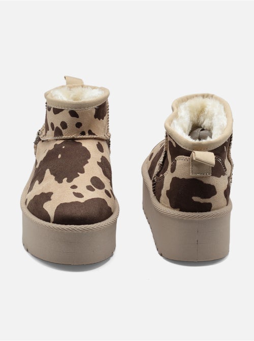 Botas de senhora alça cruzada - Kiabi