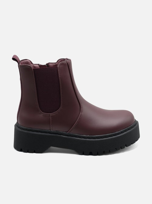 Botas de senhora alça cruzada - Kiabi