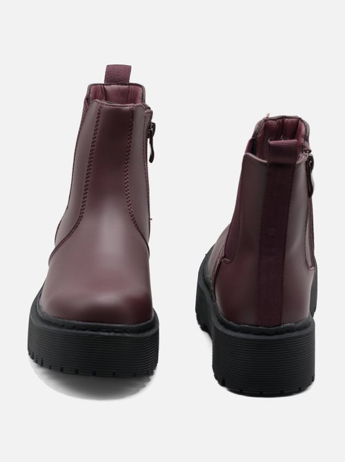 Botas de senhora alça cruzada - Kiabi