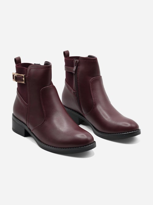 Botas de senhora alça cruzada - Kiabi Botas de senhora alça cruzada - Kiabi