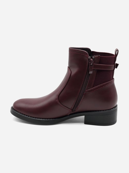 Botas de senhora alça cruzada - Kiabi Botas de senhora alça cruzada - Kiabi